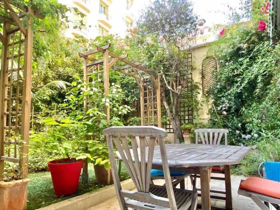 Homelivia, Luxueux Appartement Avec Jardin Prive Nice Eksteriør bilde